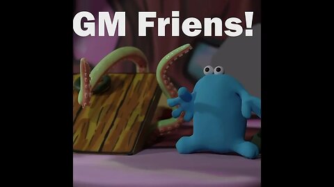 Good Morning All! A short stop motion clip made with Blender