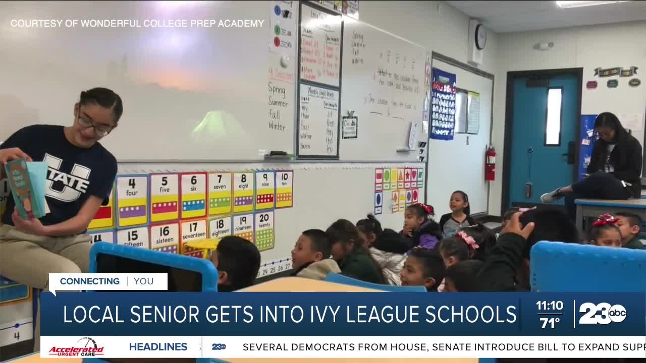 Local high school senior gets into Ivy League schools