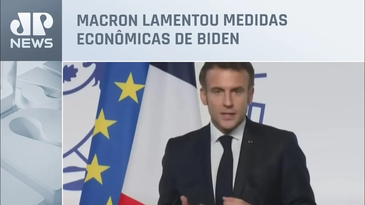 Macron lança ofensiva em nome da Europa em Washington, nos EUA; Schelp e Coronel Tadeu analisam