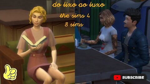 DO LIXO AO LUXO THE SIMS 4 8 SIMS #6 AUMENTAMOS O NÍVEL DE PESCA 🎣 DOS PERSONAGENS