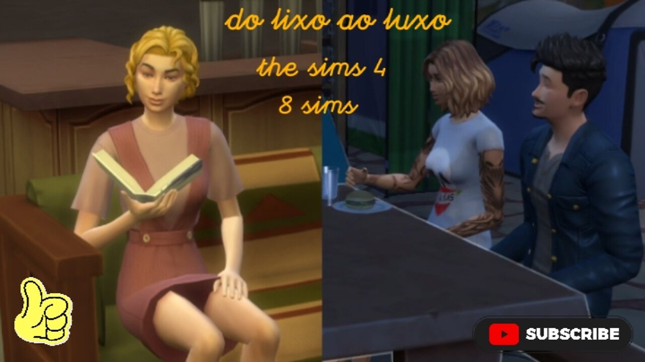 DO LIXO AO LUXO THE SIMS 4 8 SIMS #6 AUMENTAMOS O NÍVEL DE PESCA 🎣 DOS PERSONAGENS