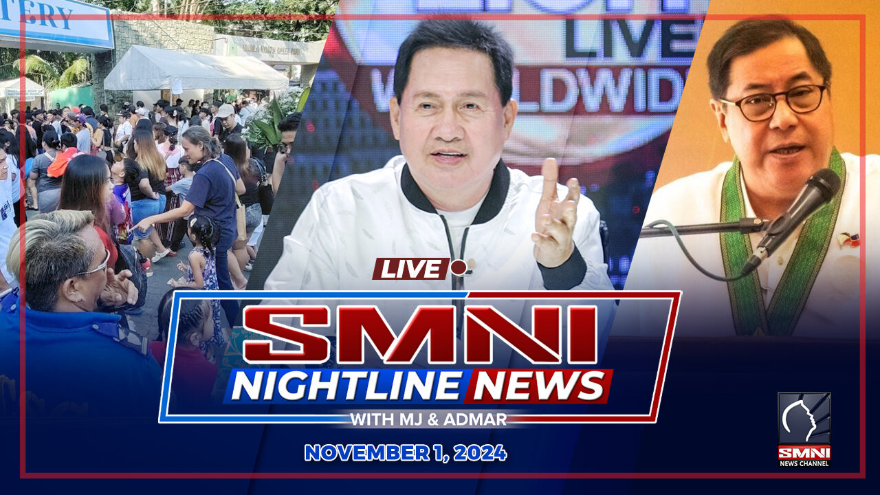 LIVE: SMNI Nightline News with MJ Mondejar & Admar Vilando | November 1, 2024 – Biyernes