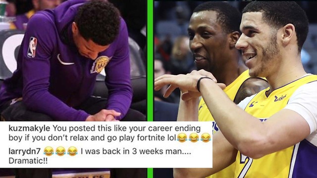 Lonzo Ball & Kyle Kuzma ROAST Teammate Josh Hart for Being Dramatic About His Hand Injury