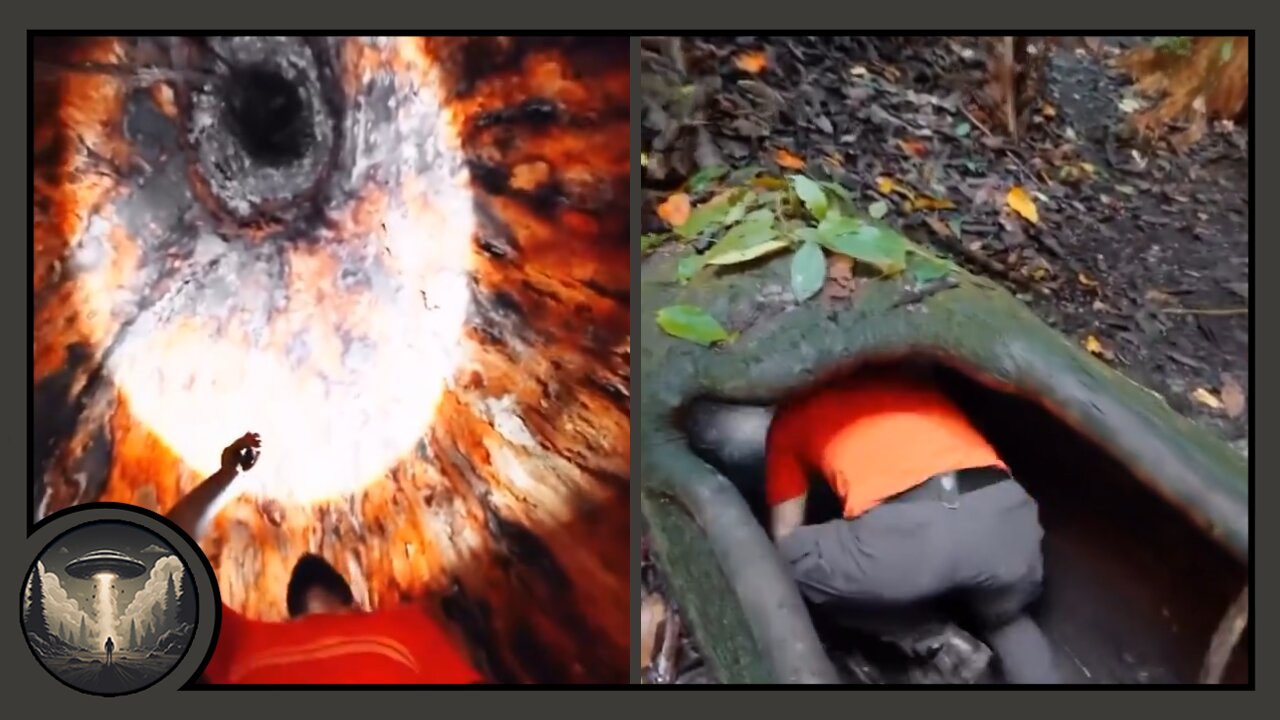 Inside a thousand-year-old tree