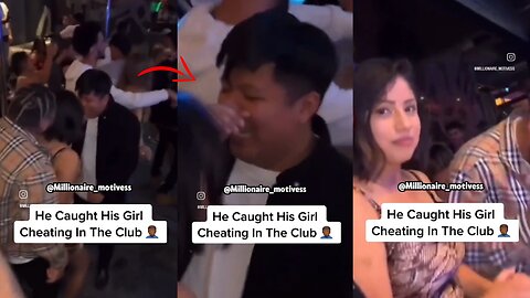 Woman Cheats In Club...Right In Front Of Her Boyfriend