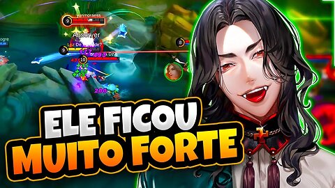 ELE TÁ JOGANDO PRATICAMENTE SOZINHO DEPOIS DA ATUALIZAÇÃO | MOBILE LEGENDS