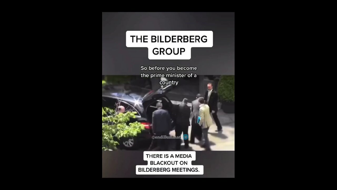 THE BILDERBERG GROUP ☠️