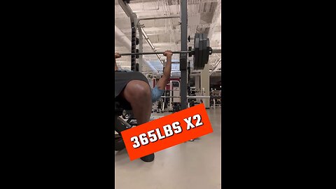 365lb bench press for 2 reps