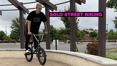 BIG KEAT solo street BMX riding!! veg 25