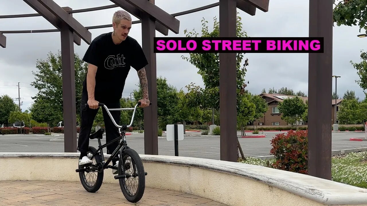 BIG KEAT solo street BMX riding!! veg 25