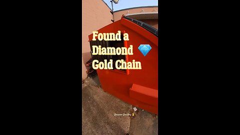 Dumpster found 18k gold and diamonds