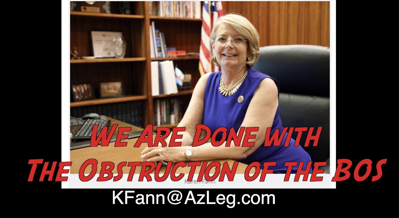 Email Senator Fann - Tell her to Hold the Board of Supervisors in Contempt