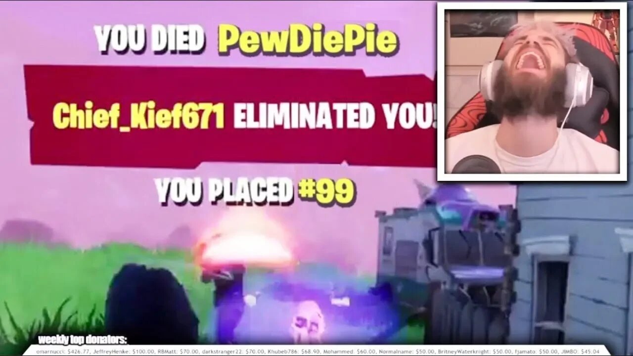 PewDiePie RAGES at Fortnite.. 😂