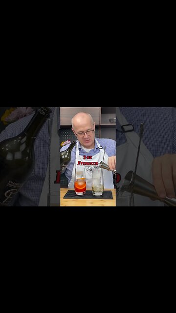 How to Make an Aperol Spritz & St Germain Spritz One Video Two Cocktails! #shorts