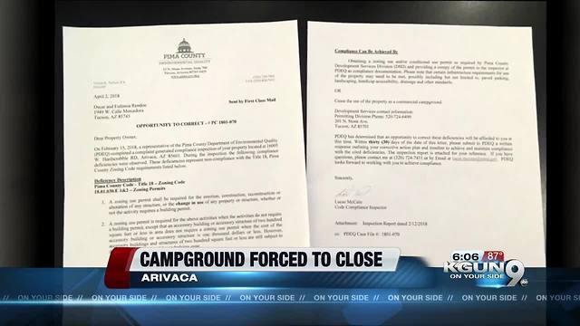 Popular Campground in Arivaca forced to close after anonymous complaint