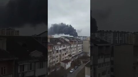 🇺🇦🇷🇺 Ivano-Frankivsk airport bombed by #russia