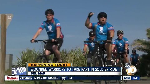 Wounded veterans to ride across Del Mar