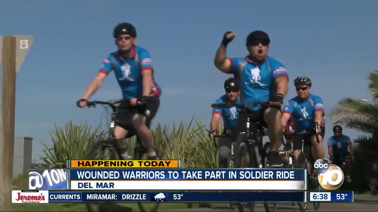 Wounded veterans to ride across Del Mar