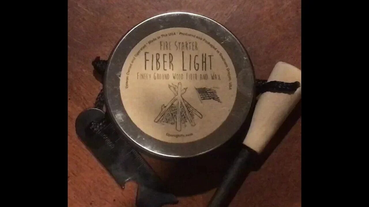 Mail call, Review....Fiber Light Fire Starters