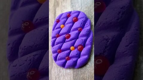 DIY how to make polymer clay cookies #shorts