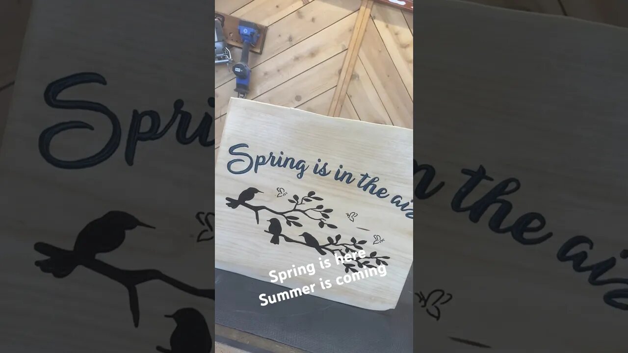 This was a really fun and easy carve. Full video link in the comments. #spring #woodcarving