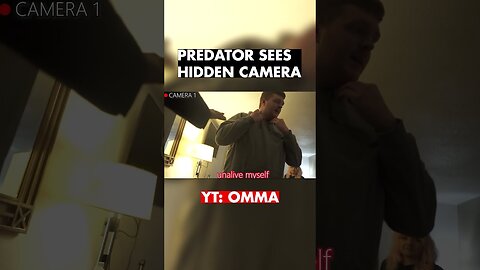 Predator spots camera and goes INSANE..