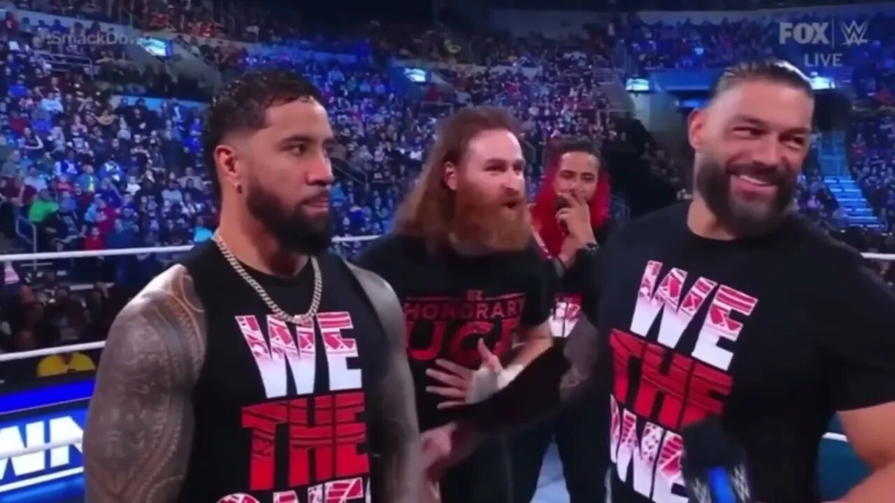 Sami Zayn makes Roman Reigns and Jey Uso break - feeling ucey promo