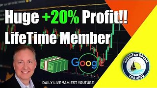 Huge +20% Profit Lifetime Member Stock Market