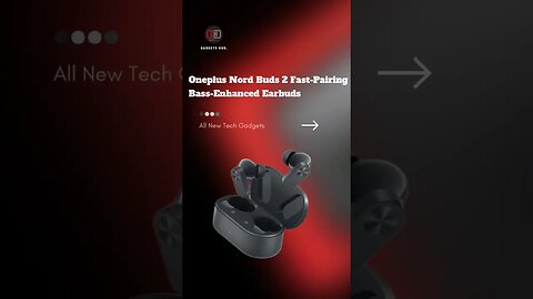 Oneplus Nord Buds 2 Fast-Pairing Bass-Enhanced Earbuds #coolgadgets #gadgets #accessories #tech