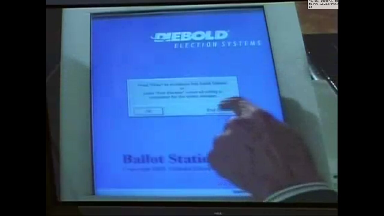 Voting Machines – Hacking the Diebold Machine