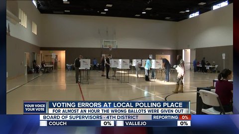 Candidates react to voting errors at local polling place