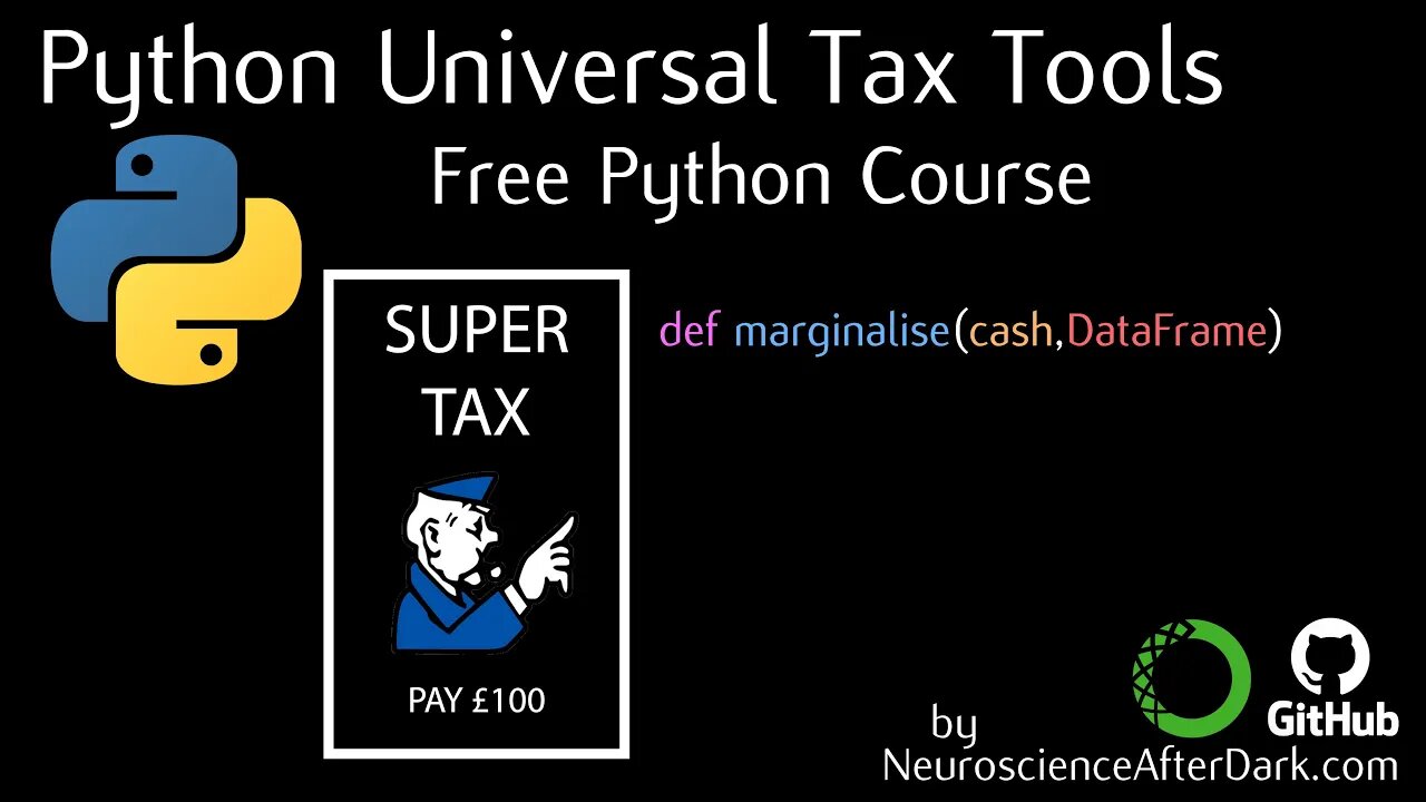 How to Create a Marginal Tax Calculator with a Python for Any Nation - Free Python Course