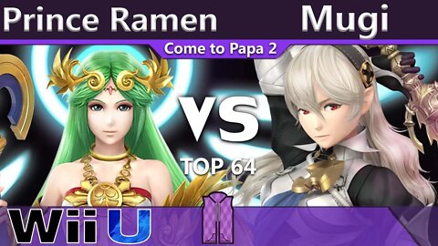 Prince Ramen (Palutena) vs. Mugi (Corrin) - Wii U Top 64 - CTP2