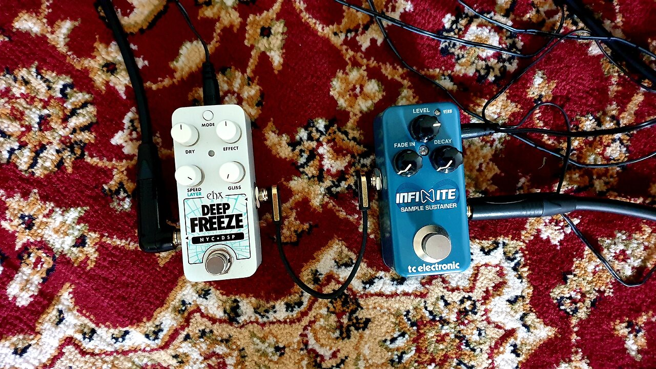 Electro Harmonix Deep Freeze vs TC Electronic Infinite Sample Sustainer mini (13/10/23)