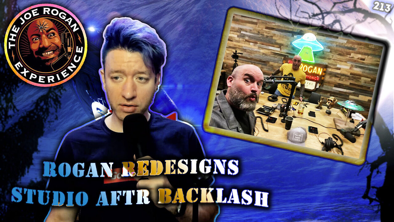 Joe Rogan Redesigns Studio After Backlash – Johnny Massacre Show 213