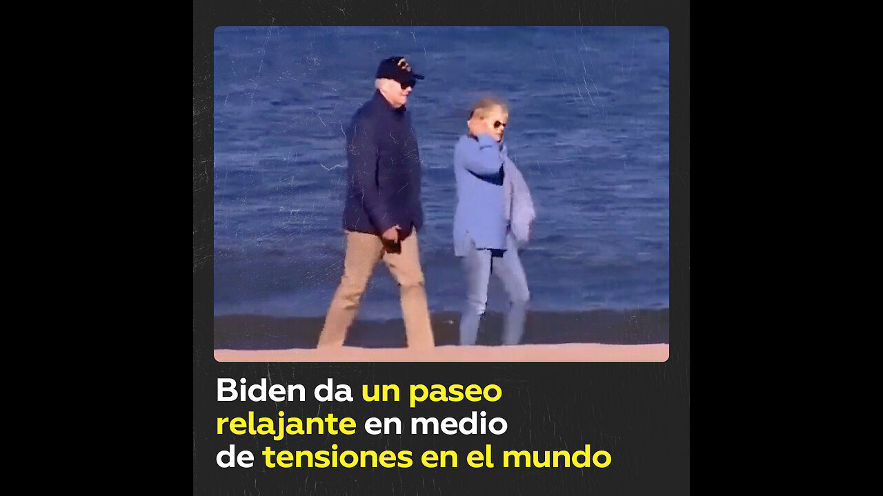 Biden de vacaciones en medio de un clima de tensión mundial