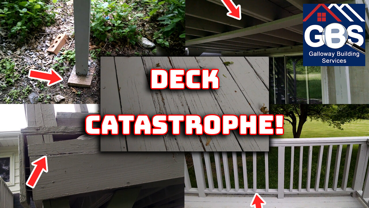 Dangerous Deck Inspection - Catastrophe Waiting to Happen - Galloway Building Services