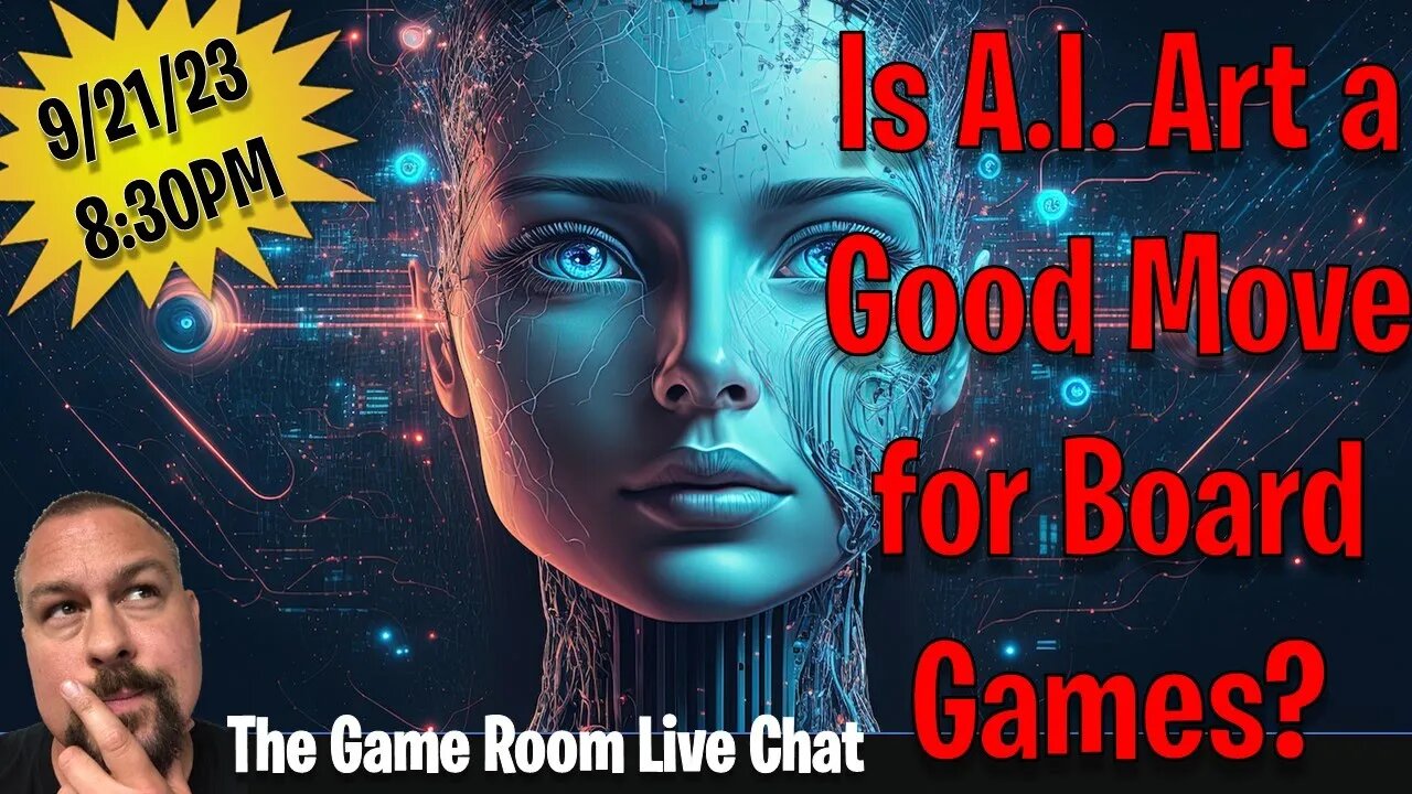 The AllAboard Game Room | Is A.I. Art a Good Move for Board Games?