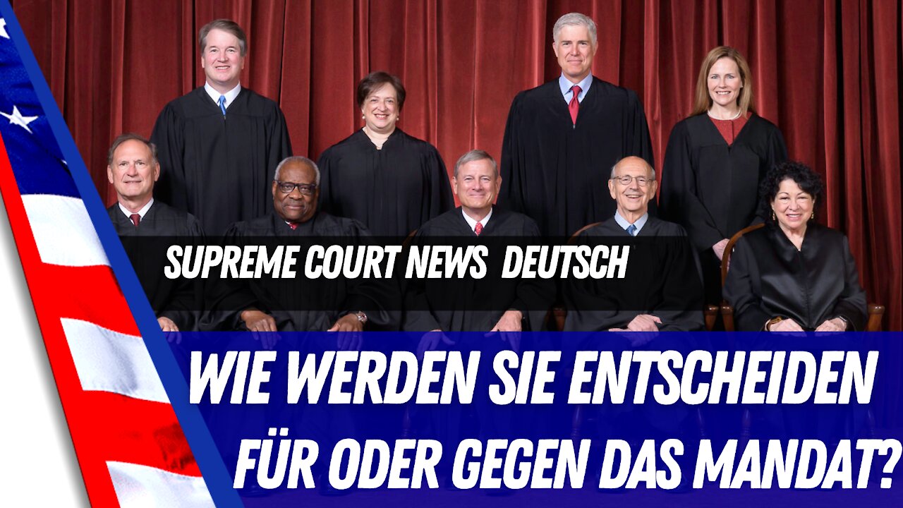 U.S Supreme Court könnte Biden Corona Mandate blockieren.