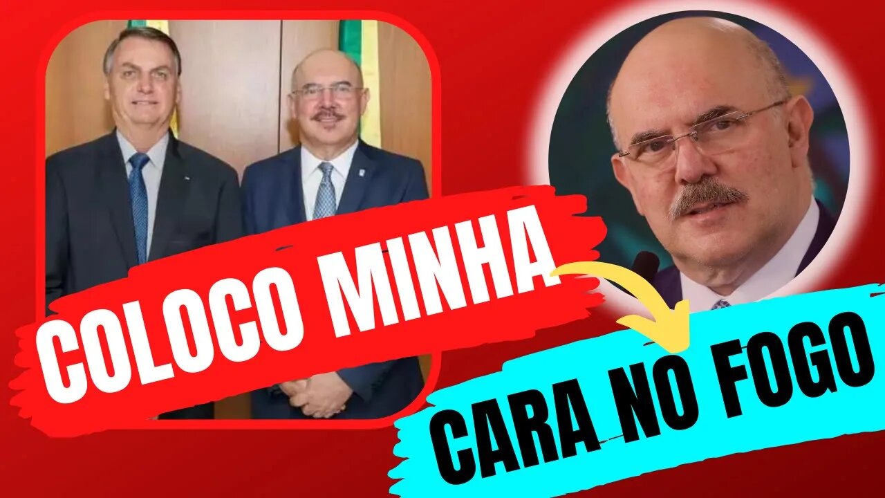 BOLSONARO COLOCO MINHA CARA NO FOGO | ÁUDIO MILTON RIBEIRO