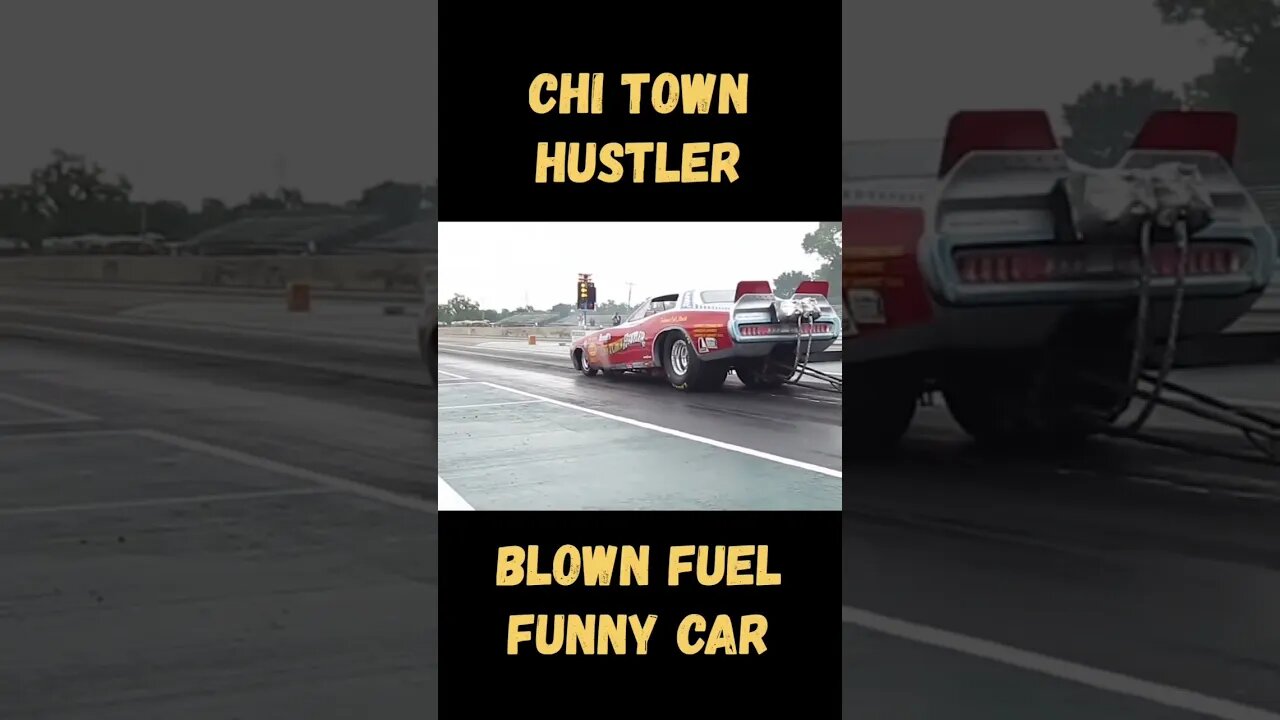 Chi Town Hustler Dodge Charger Nitro Fuel Funny Car! #shorts