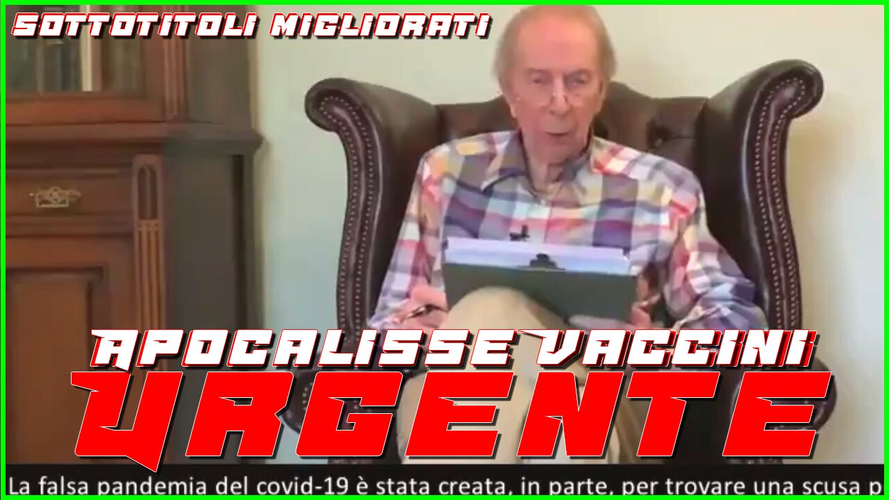 Pericolosità Vaccini Covid-19/Dr.Vernon Coleman Testimonianza SHOCK-Depopolamento-Italiano-CONDIVIDI