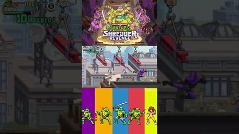 TARTARUGAS NINJAS SHORTS #44 - FASE 8