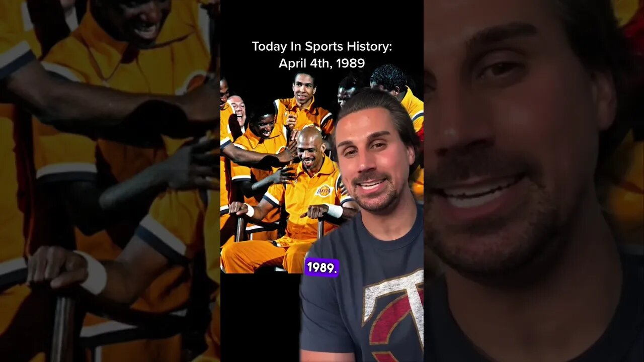 TODAY IN SPORTS HISTORY: 4/4/1989 #shorts
