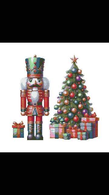 CHRISTMAS NUTCRACKER Welovit Cross Stitch | welovit.net | #welovit #crossstitch