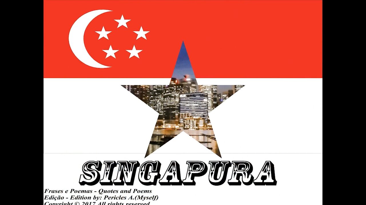 Bandeiras e fotos dos países do mundo: Singapura [Frases e Poemas]