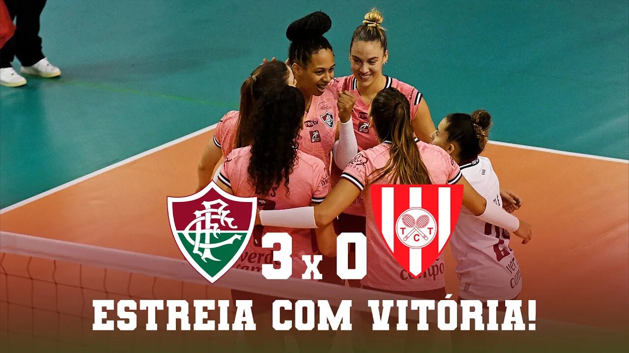 VÔLEI FEMININO DO FLUMINENSE ESTREIA COM VITÓRIA PRA CIMA DO TIJUCA