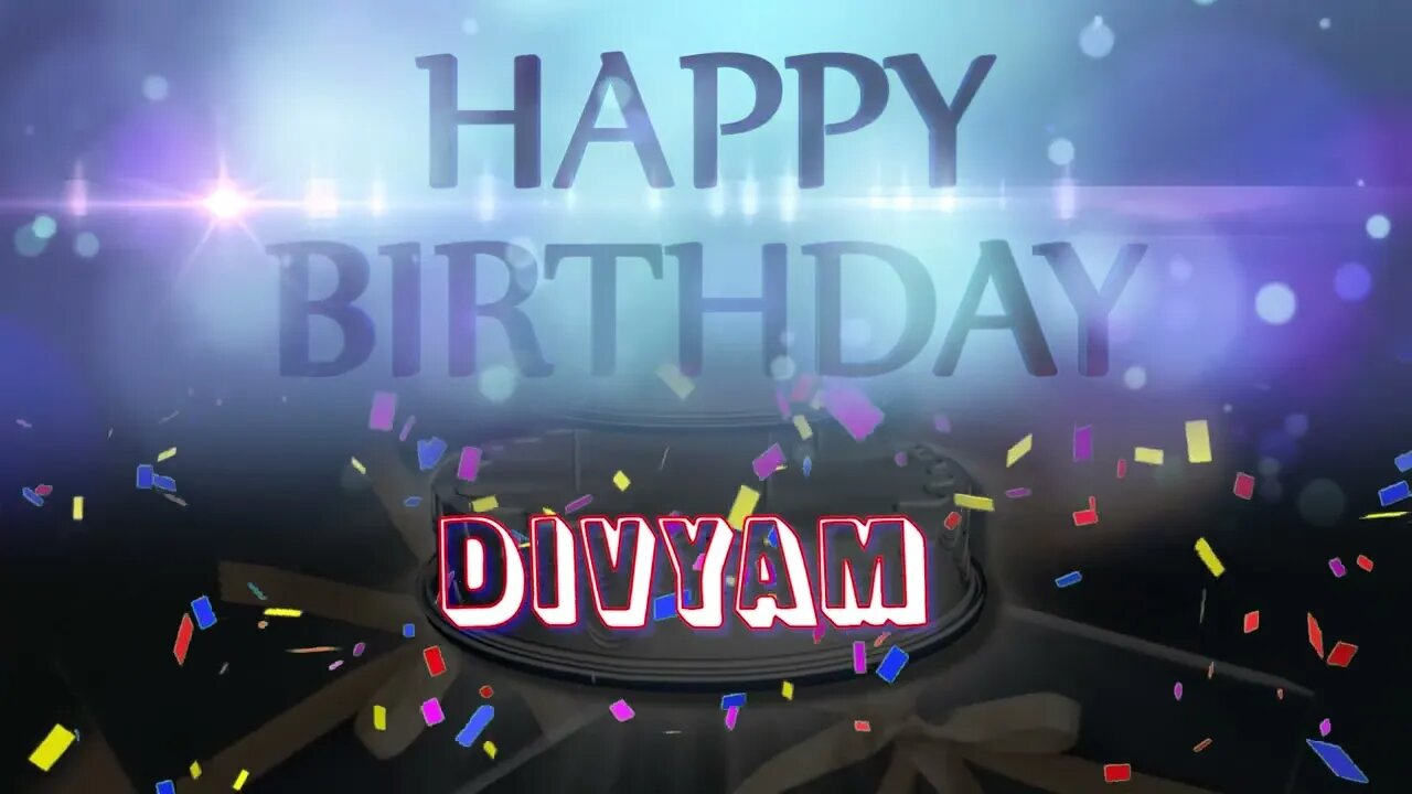 Wish you a very Happy Birthday Divyam from Birthday Bash