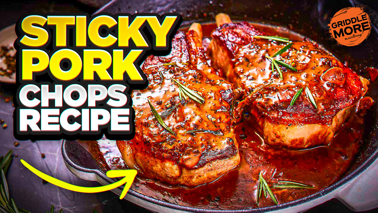 How to Make Perfectly Sticky Pork Chops on the Blackstone Griddle