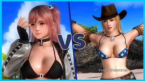 [Doa5lr Ryona] Honoka ryona versus Tina ryona (Hardest AI) - Dead or alive 5 last round